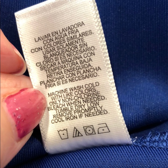 NWT REED XS Blue and Black Scuba Fit & Flare Dress - Picture 11 of 16